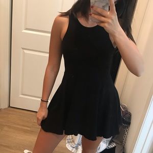 Cute black skater dress